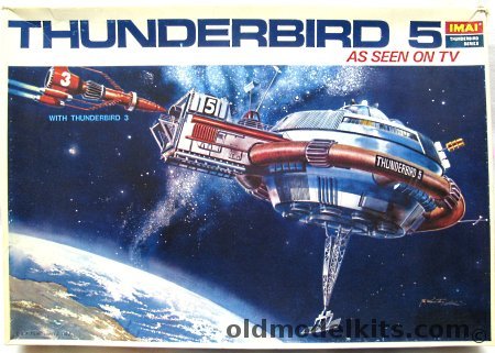 Imai Thunderbird 5 with Thunderbird 3, 1-722 plastic model kit